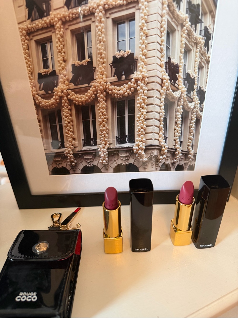New CHANEL Rouge Coco Lipstick Duo  with Rouge Coco Case - Picture 2 of 7